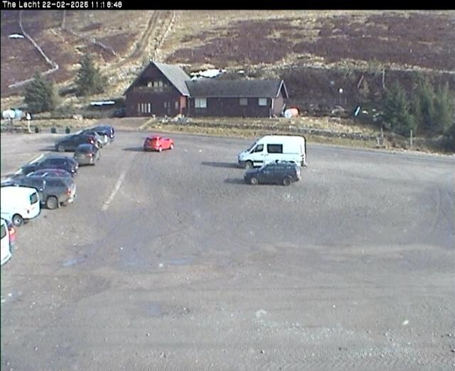 WebCam showing current Snow conditions in The Lecht