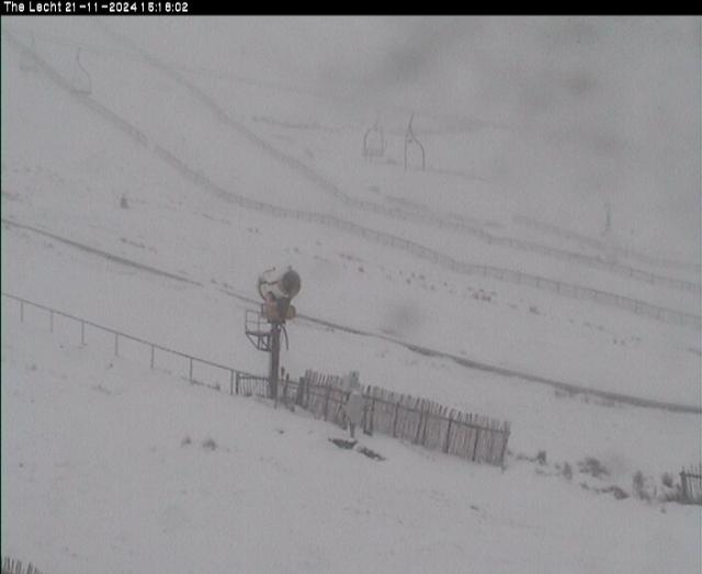 WebCam showing current Snow conditions in The Lecht