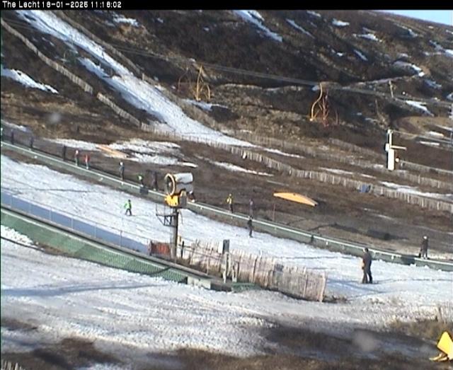 WebCam showing current Snow conditions in The Lecht