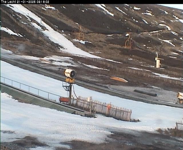 WebCam showing current Snow conditions in The Lecht