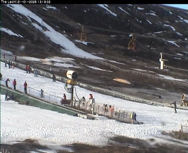 WebCam showing current Snow conditions in The Lecht