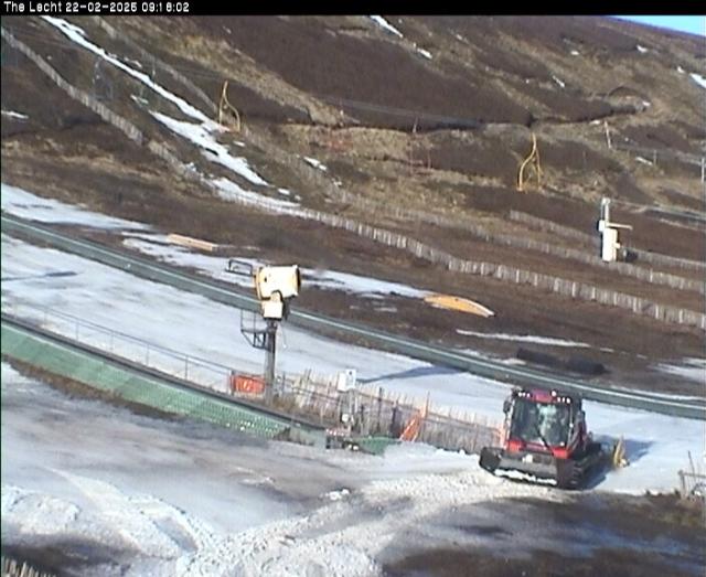 WebCam showing current Snow conditions in The Lecht