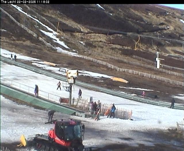 WebCam showing current Snow conditions in The Lecht