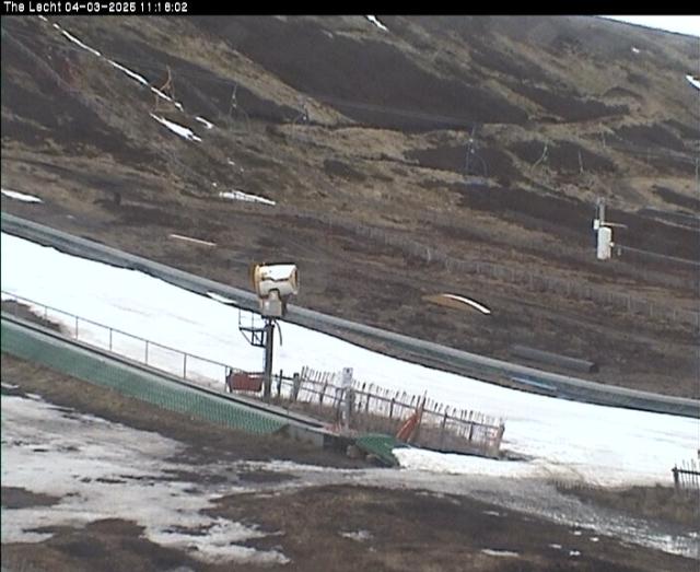 WebCam showing current Snow conditions in The Lecht