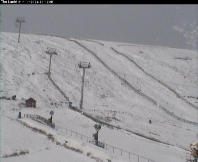 WebCam showing current Snow conditions in The Lecht