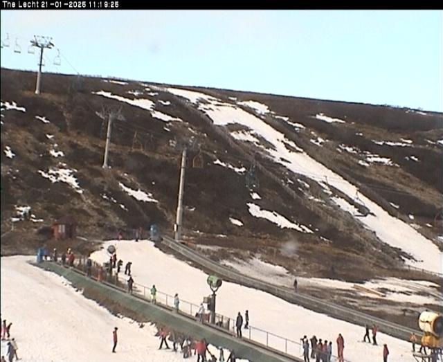 WebCam showing current Snow conditions in The Lecht