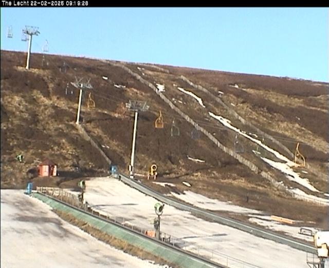 WebCam showing current Snow conditions in The Lecht