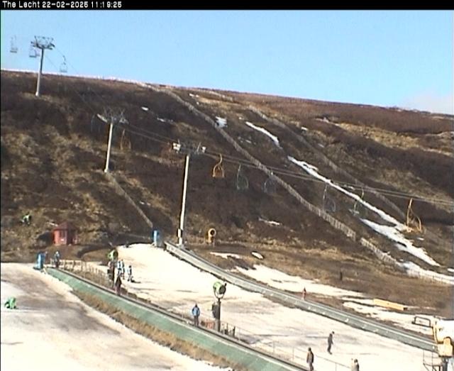 WebCam showing current Snow conditions in The Lecht