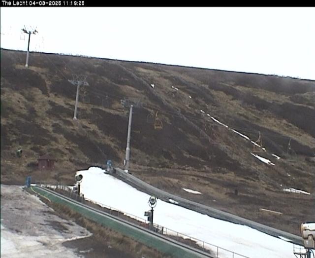 WebCam showing current Snow conditions in The Lecht