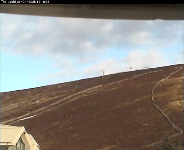 WebCam showing current Snow conditions in The Lecht