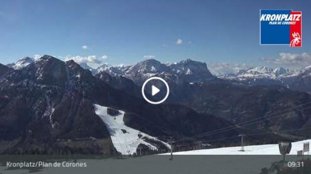 WebCam showing current Snow conditions in Bruneck-Kronplatz