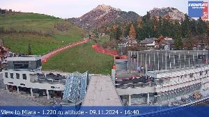 WebCam showing current Snow conditions in Bruneck-Kronplatz, ©webcams.kronplatz.com