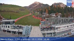 WebCam showing current Snow conditions in Bruneck-Kronplatz, ©webcams.kronplatz.com