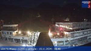 WebCam showing current Snow conditions in Bruneck-Kronplatz, ©webcams.kronplatz.com