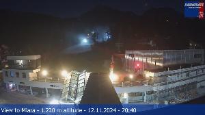 WebCam showing current Snow conditions in Bruneck-Kronplatz, ©webcams.kronplatz.com