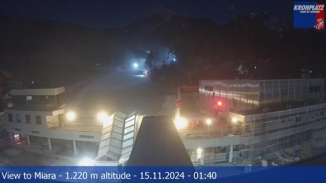 WebCam showing current Snow conditions in Bruneck-Kronplatz