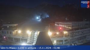 WebCam showing current Snow conditions in Bruneck-Kronplatz, ©webcams.kronplatz.com