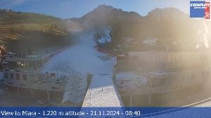 WebCam showing current Snow conditions in Bruneck-Kronplatz, ©webcams.kronplatz.com