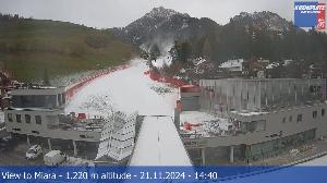 WebCam showing current Snow conditions in Bruneck-Kronplatz, ©webcams.kronplatz.com