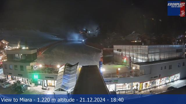 WebCam showing current Snow conditions in Bruneck-Kronplatz