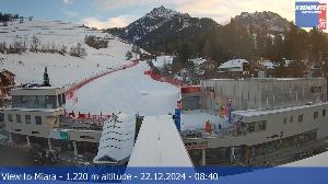 WebCam showing current Snow conditions in Bruneck-Kronplatz, ©webcams.kronplatz.com