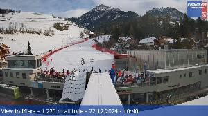 WebCam showing current Snow conditions in Bruneck-Kronplatz, ©webcams.kronplatz.com