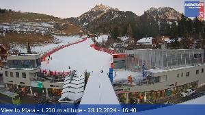 WebCam showing current Snow conditions in Bruneck-Kronplatz, ©webcams.kronplatz.com