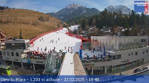 WebCam showing current Snow conditions in Bruneck-Kronplatz, ©webcams.kronplatz.com