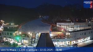 WebCam showing current Snow conditions in Bruneck-Kronplatz, ©webcams.kronplatz.com