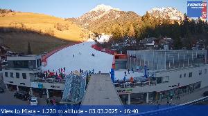 WebCam showing current Snow conditions in Bruneck-Kronplatz, ©webcams.kronplatz.com