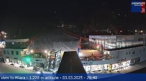 WebCam showing current Snow conditions in Bruneck-Kronplatz, ©webcams.kronplatz.com