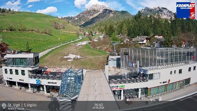 WebCam showing current Snow conditions in Bruneck-Kronplatz
