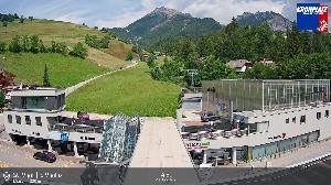 WebCam showing current Snow conditions in Bruneck-Kronplatz, &copy;webcams.kronplatz.com