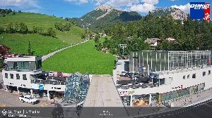 WebCam showing current Snow conditions in Bruneck-Kronplatz, &copy;webcams.kronplatz.com