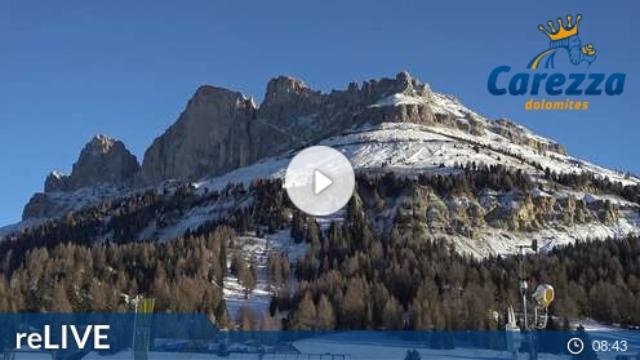 WebCam showing current Snow conditions in Carezza