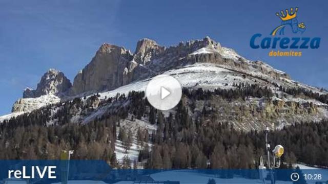 WebCam showing current Snow conditions in Carezza