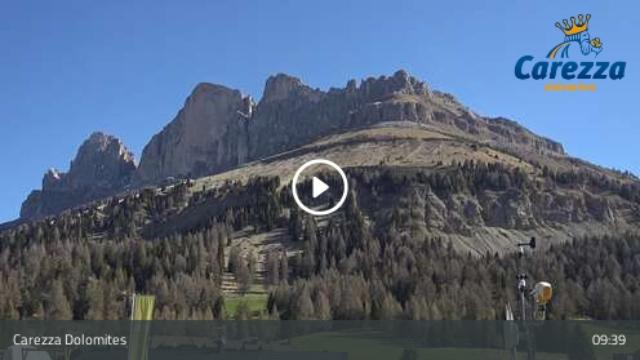 WebCam showing current Snow conditions in Carezza