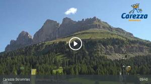 WebCam showing current Snow conditions in Carezza, ©wtvthmb.feratel.com