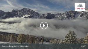 WebCam showing current Snow conditions in Sexten / Sesto, &copy;wtvthmb.feratel.com
