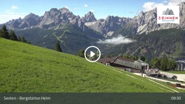WebCam showing current Snow conditions in Sexten / Sesto