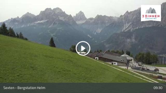 WebCam showing current Snow conditions in Sexten / Sesto