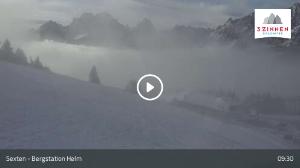 WebCam showing current Snow conditions in Sexten / Sesto, &copy;wtvthmb.feratel.com