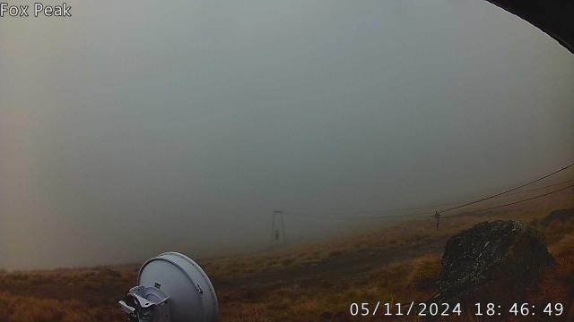 WebCam showing current Snow conditions in Fox Peak