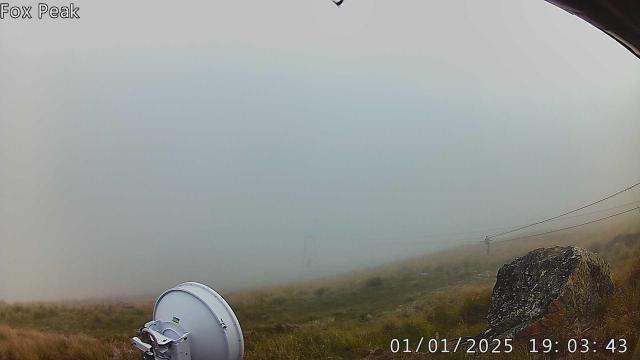 WebCam showing current Snow conditions in Fox Peak