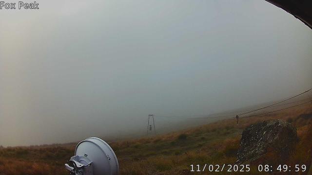 WebCam showing current Snow conditions in Fox Peak