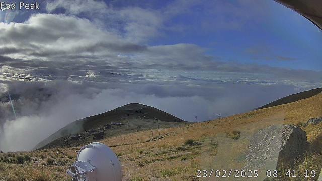 WebCam showing current Snow conditions in Fox Peak