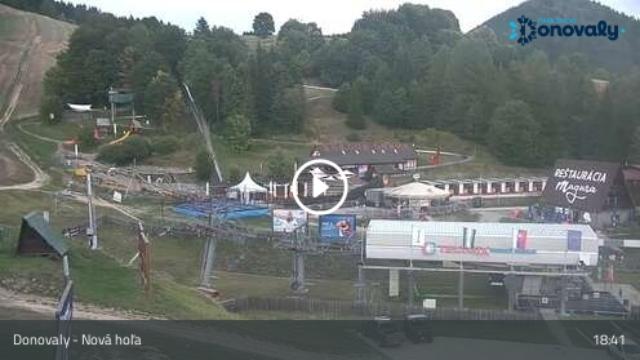 WebCam showing current Snow conditions in Donovaly